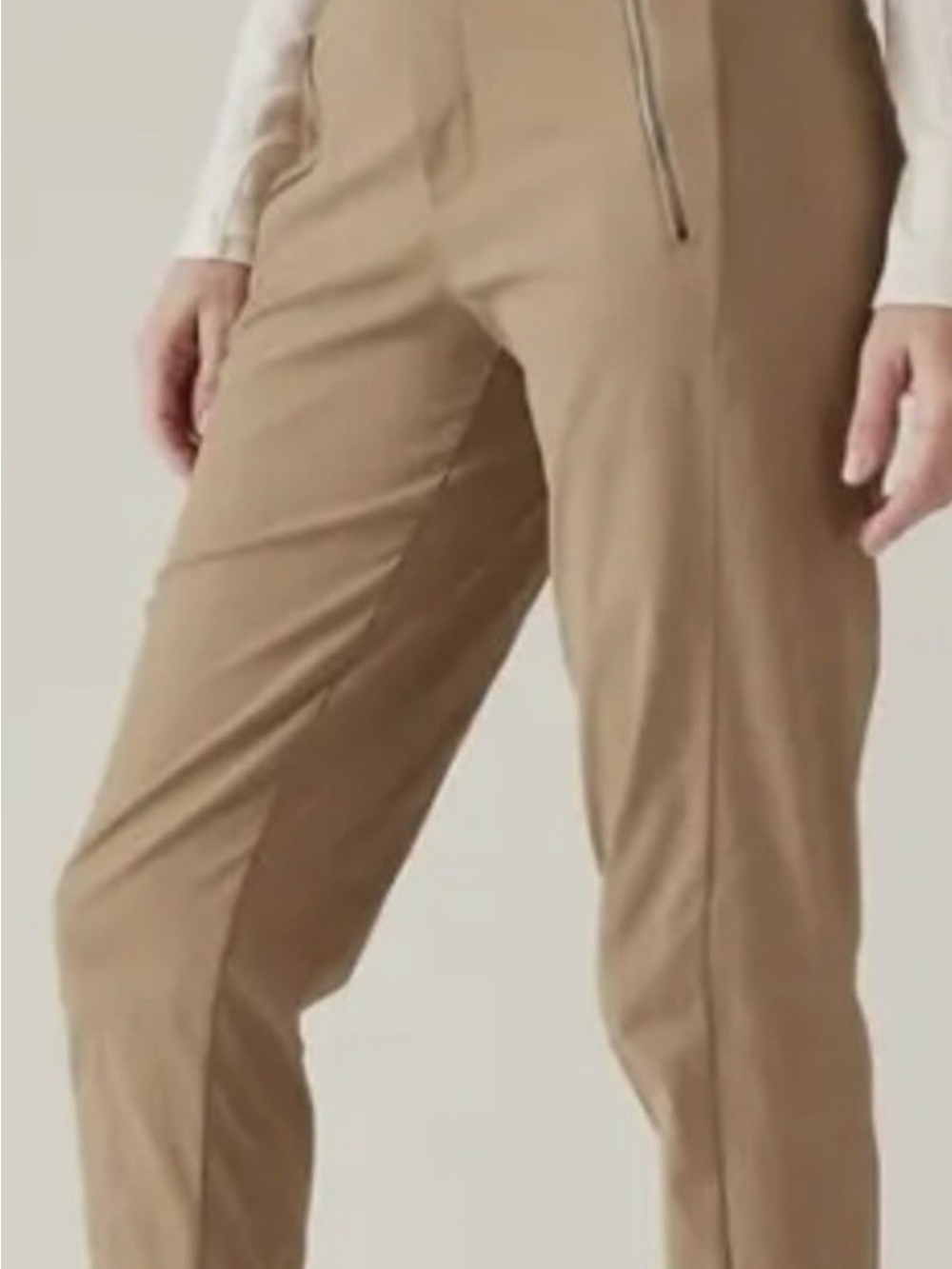 Athleta Trekkie North Joggers in the color Big Sur Brown. High -rise in Medium